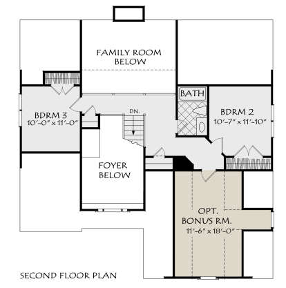 Second Floor for House Plan #8594-00035