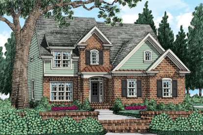 Traditional House Plan #8594-00037 Elevation Photo