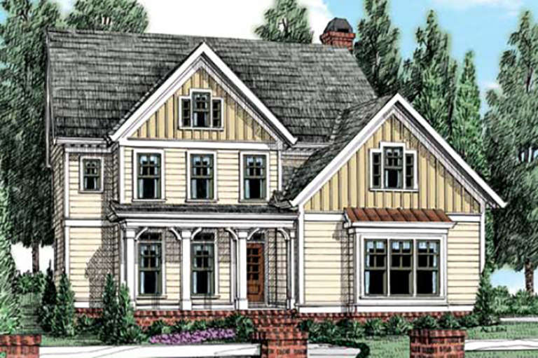 House Plan House Plan #20822 Front Elevation 