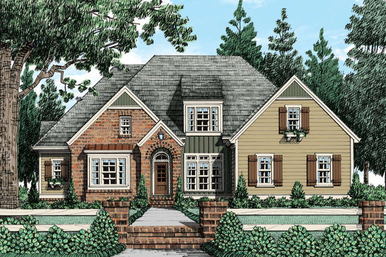 House Plan House Plan #20826 Front Elevation 