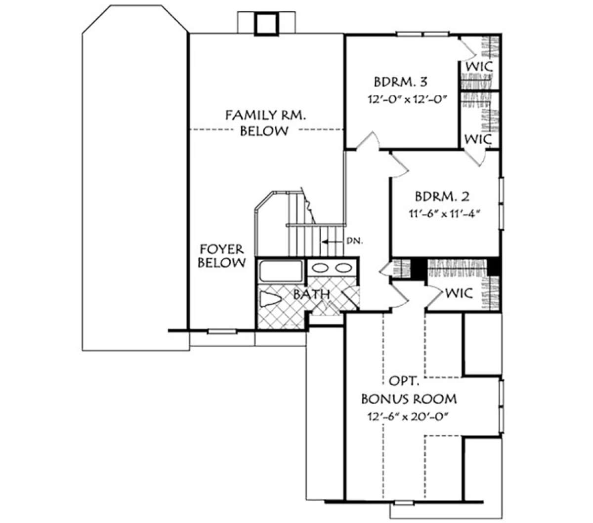 Second Floor for House Plan #8594-00046