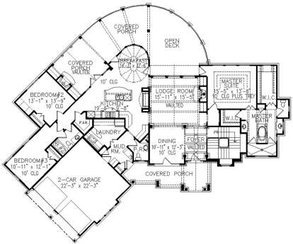 Main Floor for House Plan #699-00131