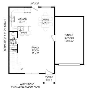 Main Floor for House Plan #940-00148