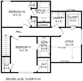 Second Floor for House Plan #940-00148
