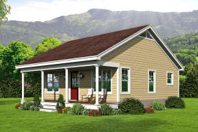 Ranch House Plan #940-00149 Elevation Photo