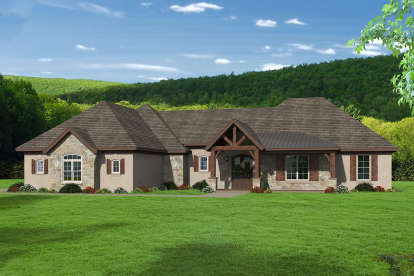 Ranch House Plan #940-00150 Elevation Photo