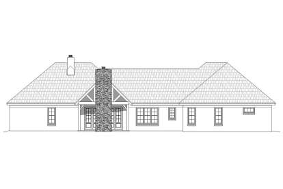 Ranch House Plan #940-00150 Elevation Photo