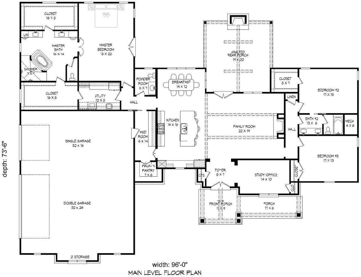 Main Floor for House Plan #940-00150