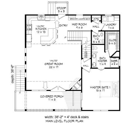 Main Floor for House Plan #940-00151
