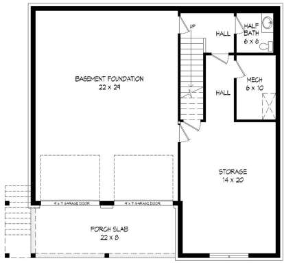 Basement for House Plan #940-00151