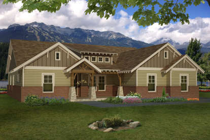 Ranch House Plan #940-00152 Elevation Photo