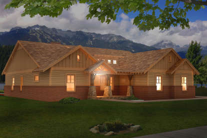 Ranch House Plan #940-00152 Elevation Photo