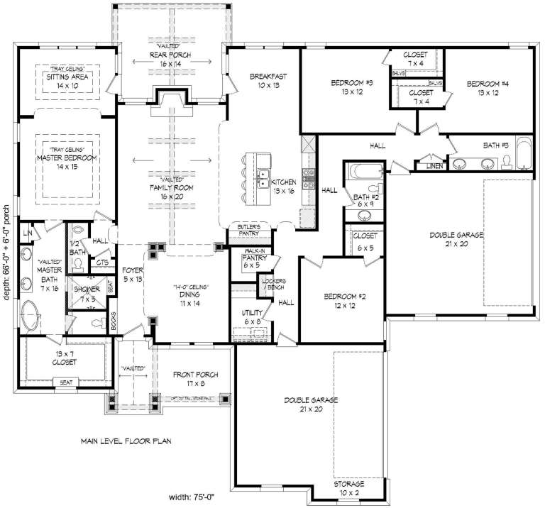 House Plan House Plan #20835 Drawing 1