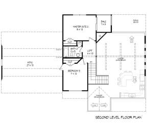 Second Floor for House Plan #940-00153