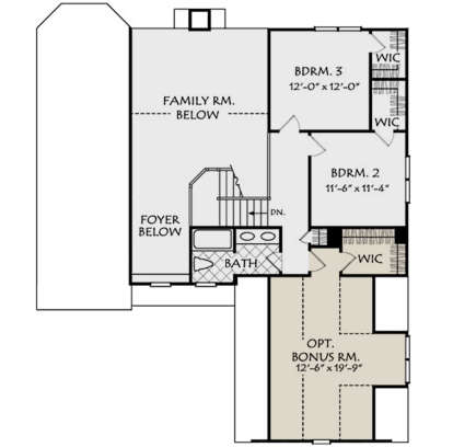 Second Floor for House Plan #8594-00047