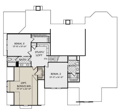 Second Floor for House Plan #8594-00048