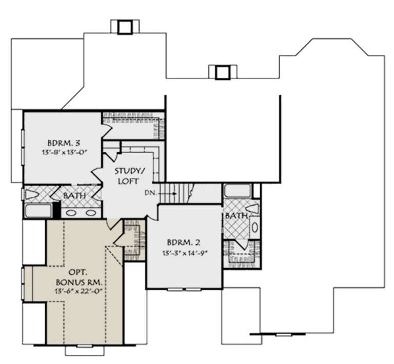 House Plan House Plan #20838 Drawing 2