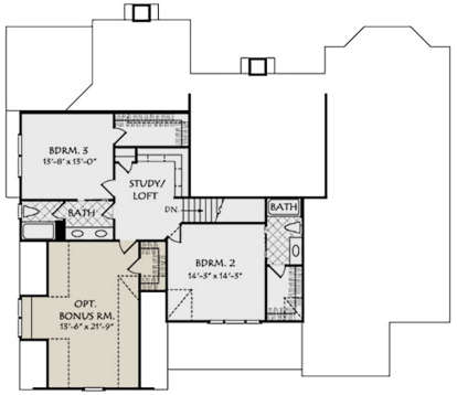 Second Floor for House Plan #8594-00049