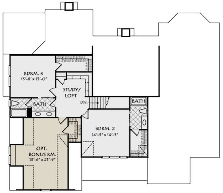House Plan House Plan #20839 Drawing 2
