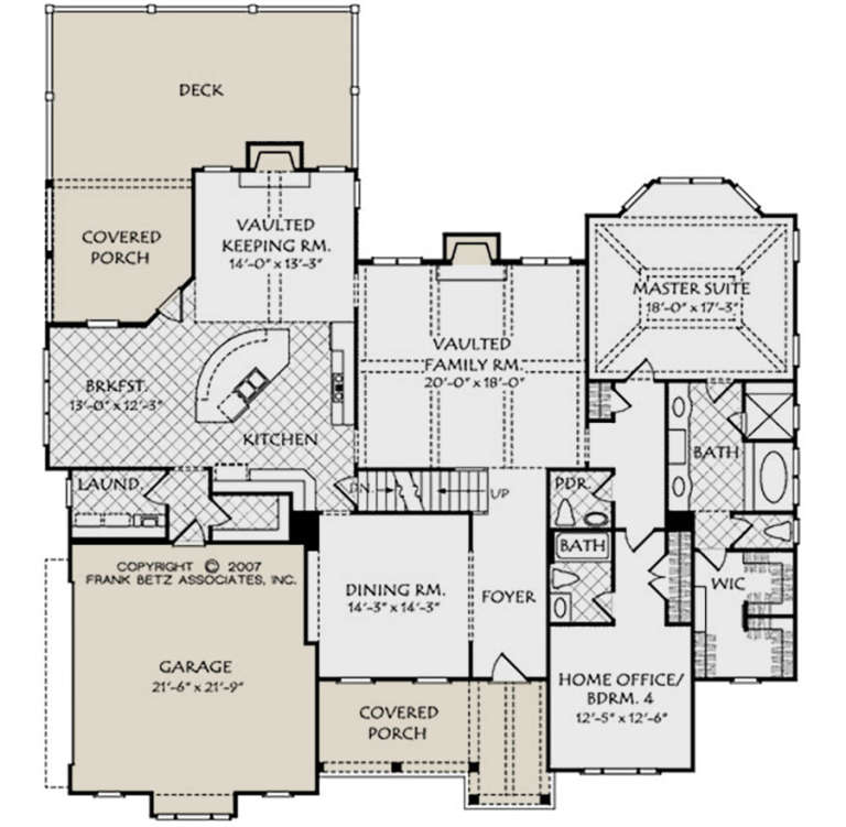 House Plan House Plan #20840 Drawing 1
