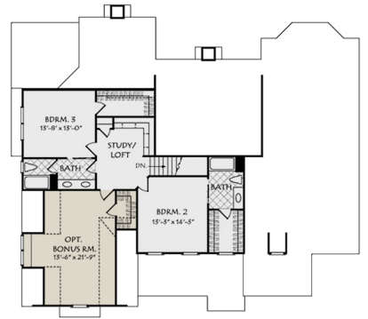Second Floor for House Plan #8594-00050