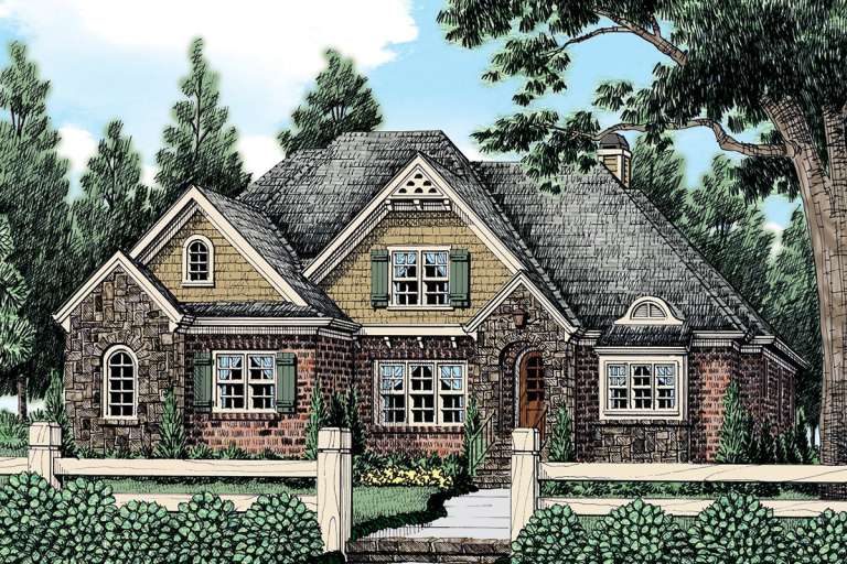 House Plan House Plan #20843 Front Elevation 