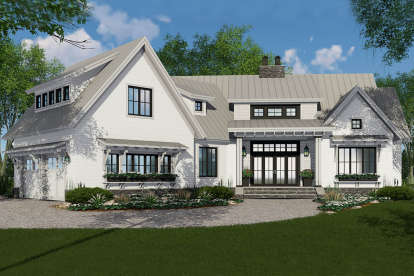 Modern Farmhouse House Plan #098-00312 Elevation Photo