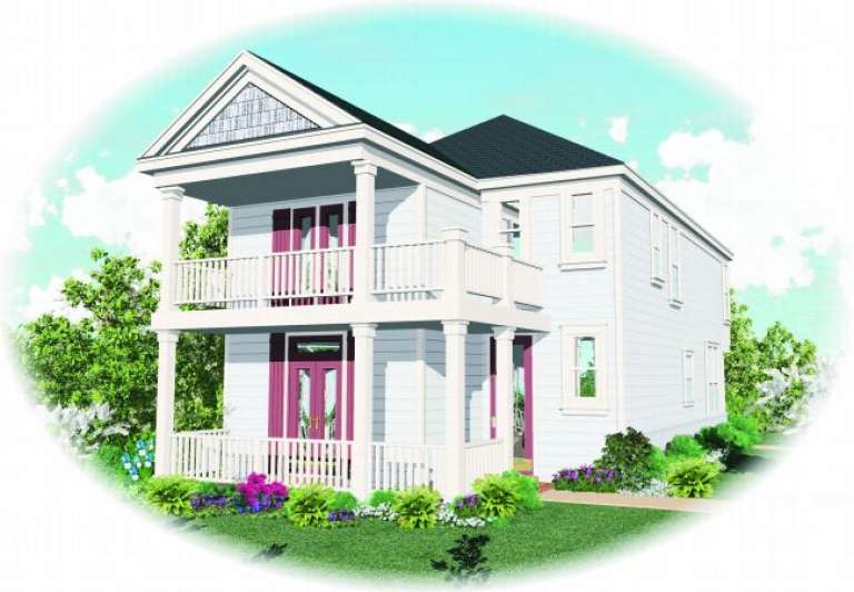 Charleston House Plan #053-00045 Elevation Photo