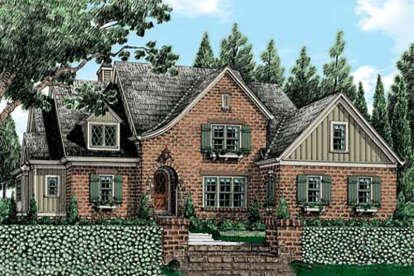 5 Bed, 4 Bath, 3700 Square Foot House Plan - #8594-00060