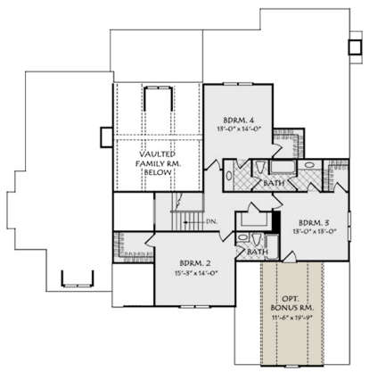 Second Floor for House Plan #8594-00060