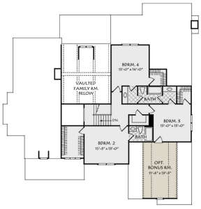 Second Floor for House Plan #8594-00062