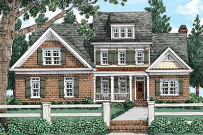 Country House Plan #8594-00065 Elevation Photo