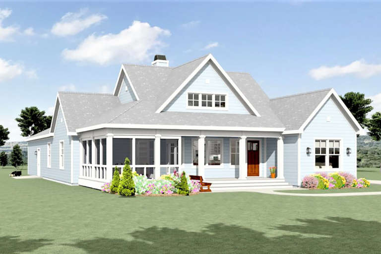 Country House Plan #3125-00026 Elevation Photo
