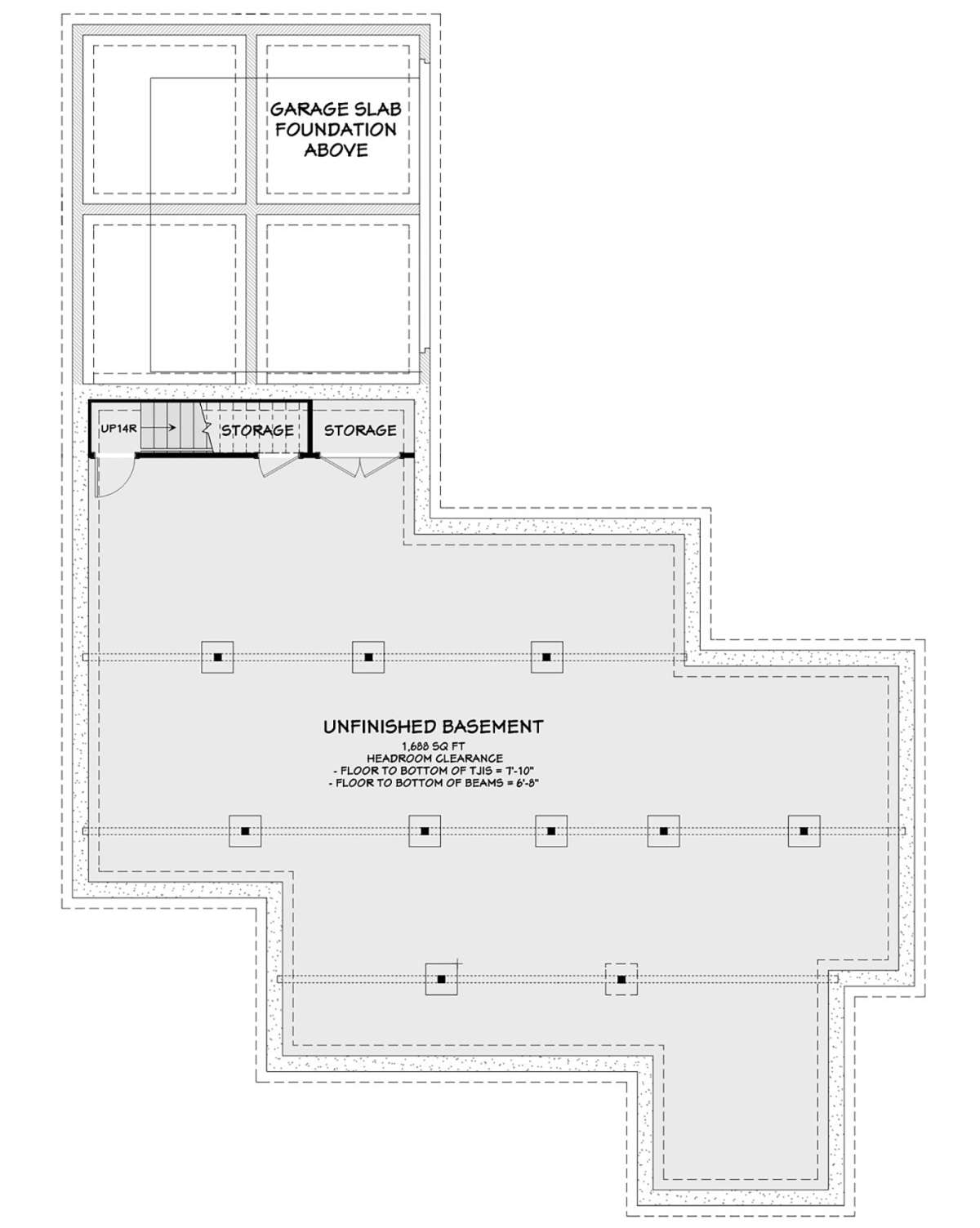 Basement for House Plan #3125-00026