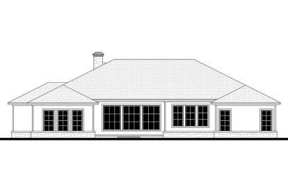Ranch House Plan #041-00189 Elevation Photo