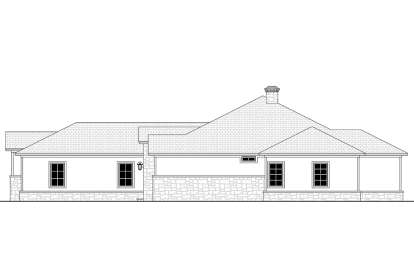 Ranch House Plan #041-00189 Elevation Photo