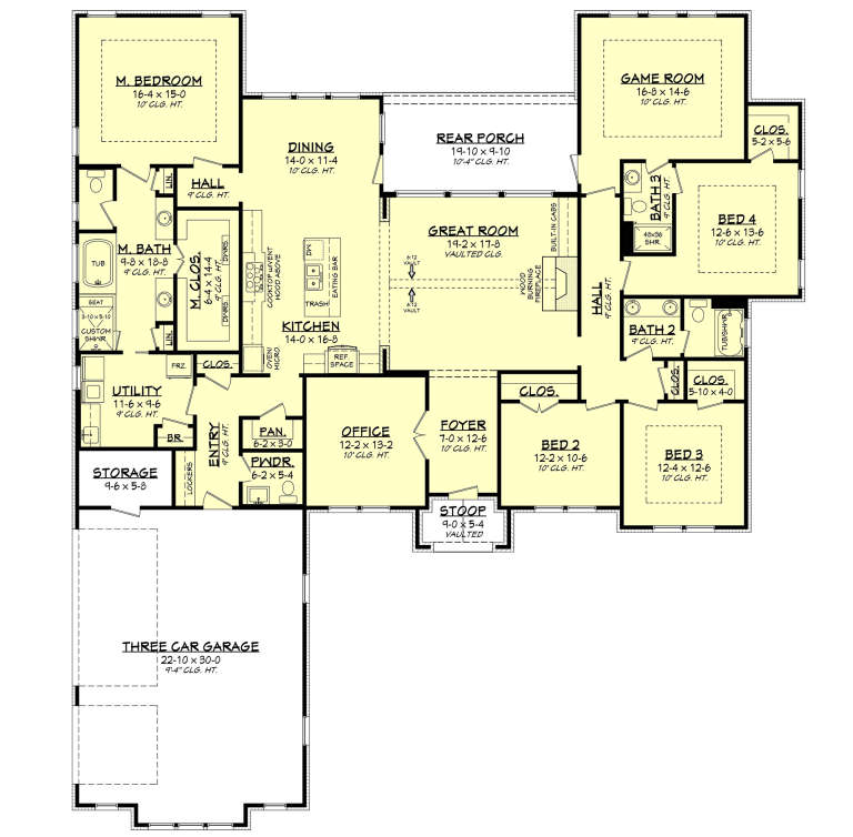 House Plan House Plan #20858 Drawing 1