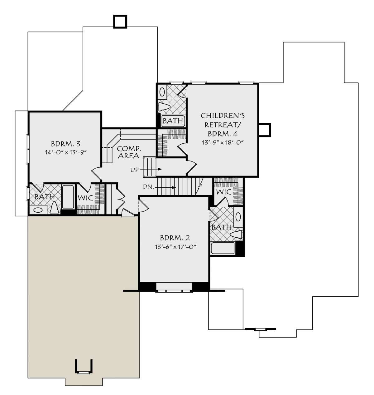 Second Floor for House Plan #8594-00066
