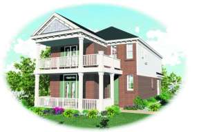 Traditional House Plan #053-00046 Elevation Photo