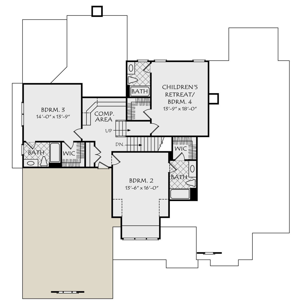 Second Floor for House Plan #8594-00067