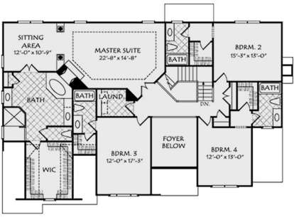 Second Floor for House Plan #8594-00069