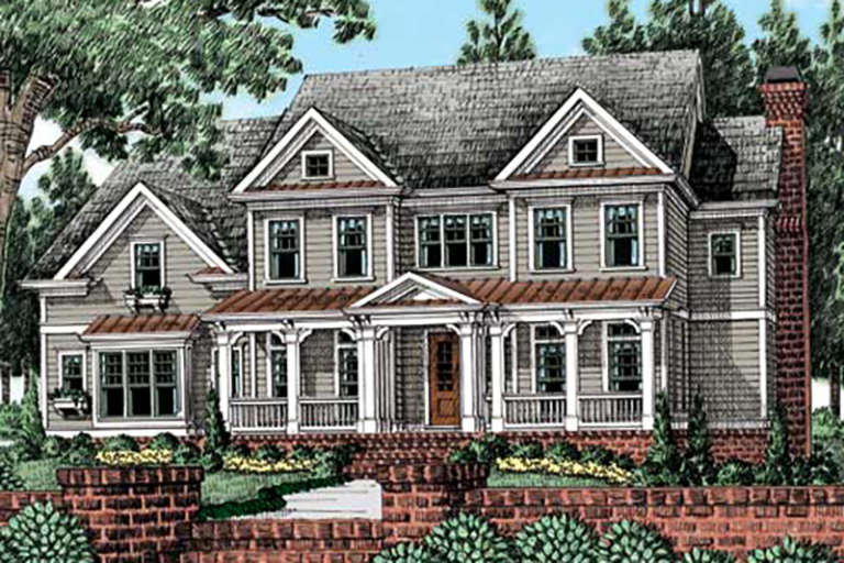 House Plan House Plan #20864 Front Elevation 