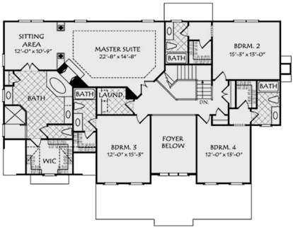 Second Floor for House Plan #8594-00071
