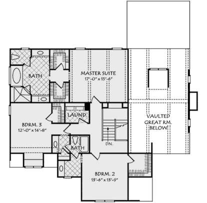 Second Floor for House Plan #8594-00072