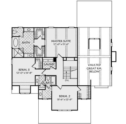 Second Floor for House Plan #8594-00073