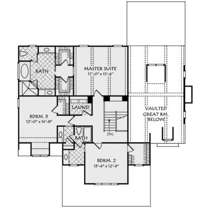 Second Floor for House Plan #8594-00074