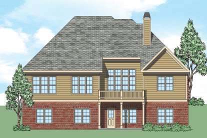 European House Plan #8594-00077 Elevation Photo