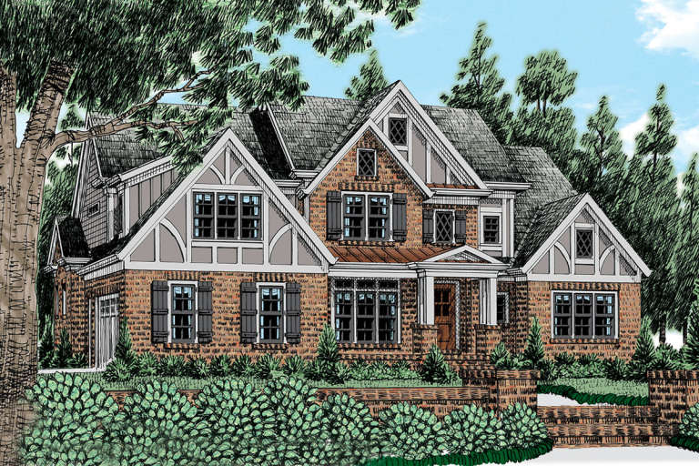 House Plan House Plan #20871 Front Elevation 