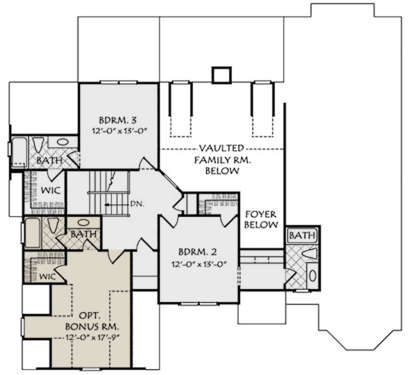 Second Floor for House Plan #8594-00079