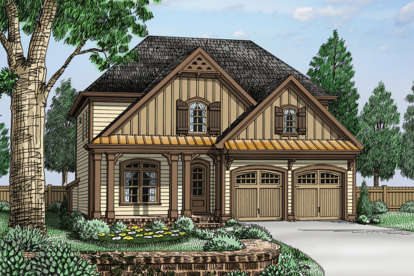Cottage House Plan #8594-00080 Elevation Photo